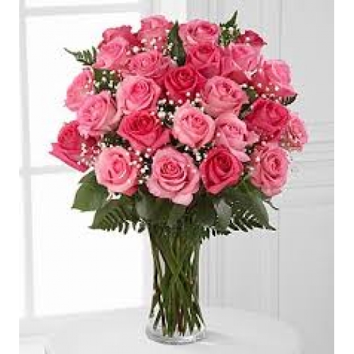 Passion for Pink - 24 Stems Vase